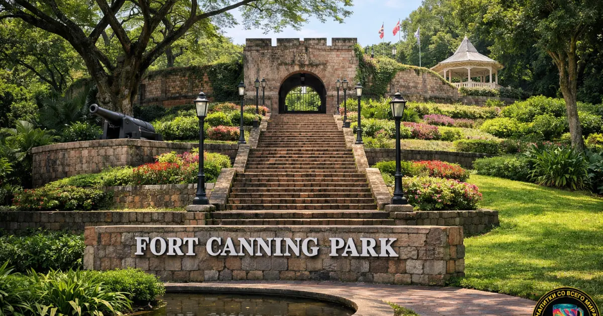 Fort Canning Park: Тишина над городом