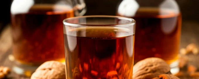 Домашний ореховый ликер с бренди