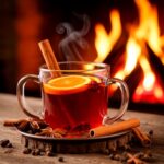 Глинтвейн с апельсиновой цедрой и специями