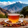 Шафрановый молочный чай