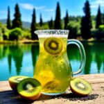 Киви лимонад с черной солью