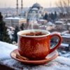 Пряный чай карки с молоком