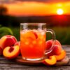 Персиковый чай с ликером