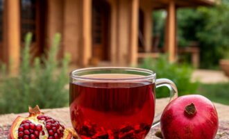 Чай из кожуры граната
