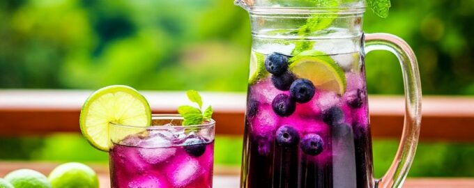 Морс «Голубичный с лаймом»