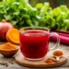 Свекольный чай с куркумой