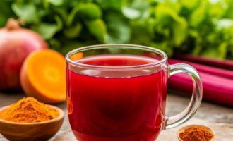 Свекольный чай с куркумой