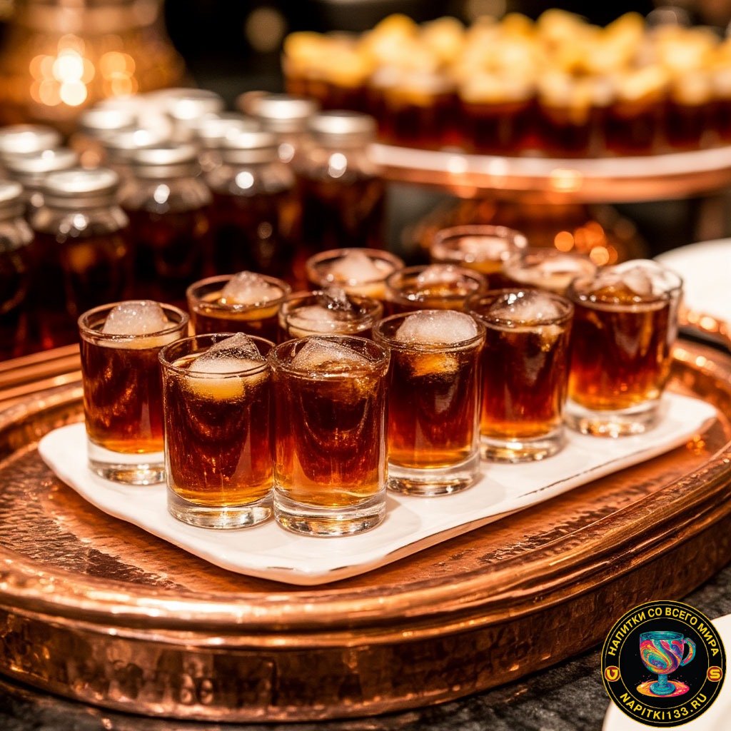 Желейный шот «Whiskey–Cola»