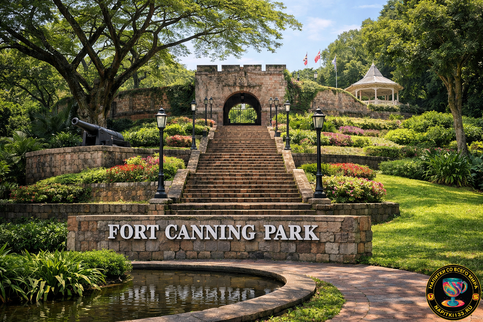 Fort Canning Park: Тишина над городом