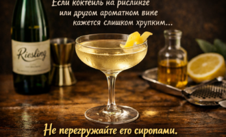 Если коктейль на рислинге