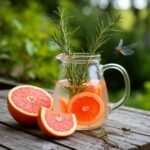 Вода с грейпфрутом и розмарином