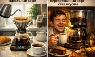 Почему передержанный кофе вдруг оказался вкуснее идеального