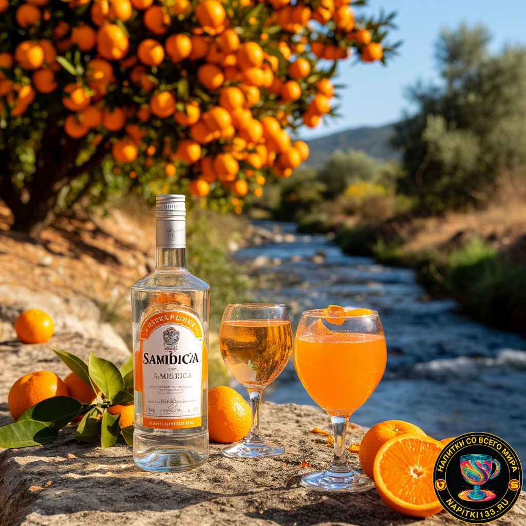 Белая апельсиновая самбука Белая апельсиновая самбука